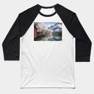 Lake Braies in Italy Baseball T-Shirt